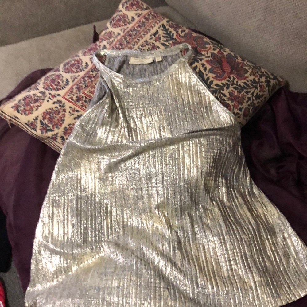 Gold and black camisole top. Size XL